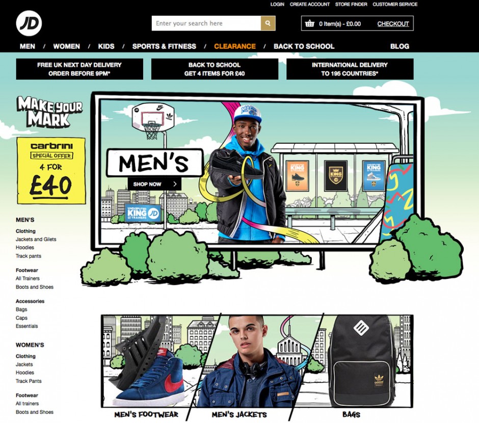 JD Sports - Website